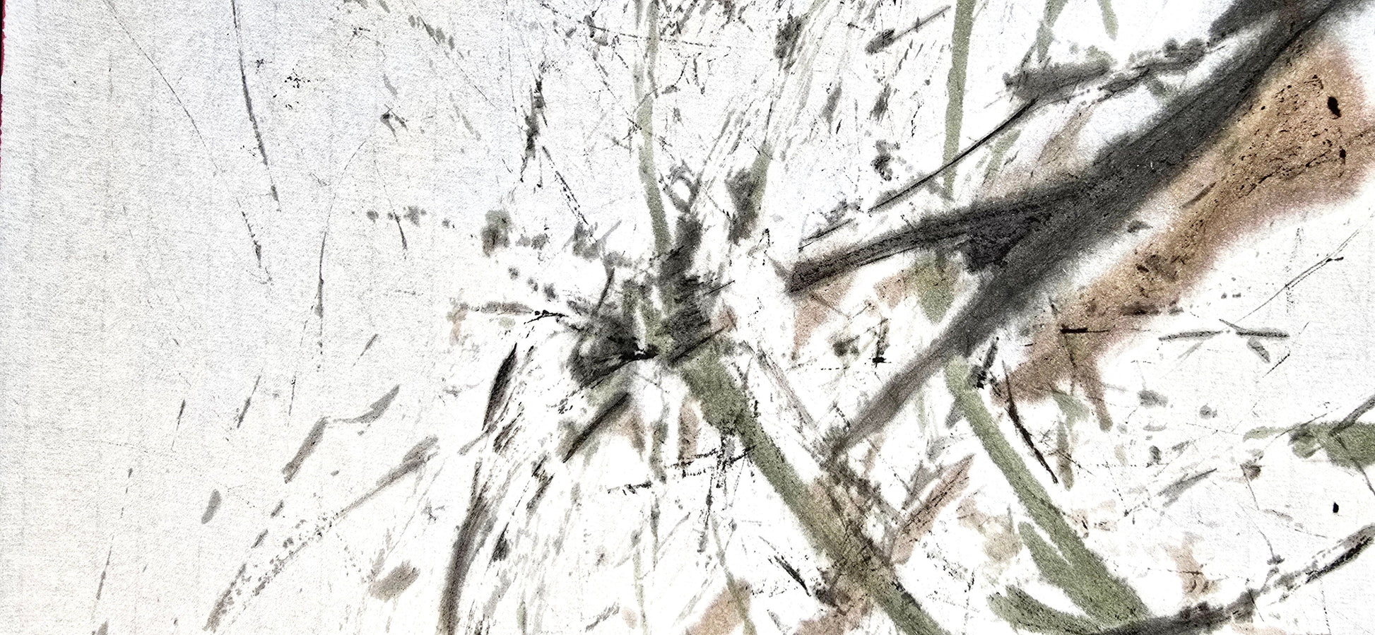 Pheasant Feather Brush with Driftwood Handle Paintbrushes Elizabeth Schowachert Art