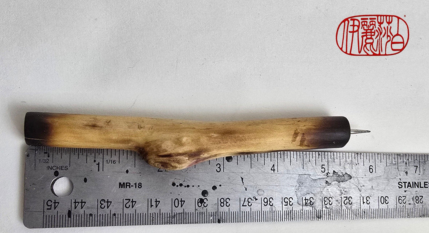Pointed Stylus with Birch Driftwood Handle Art Supplies Elizabeth Schowachert Art