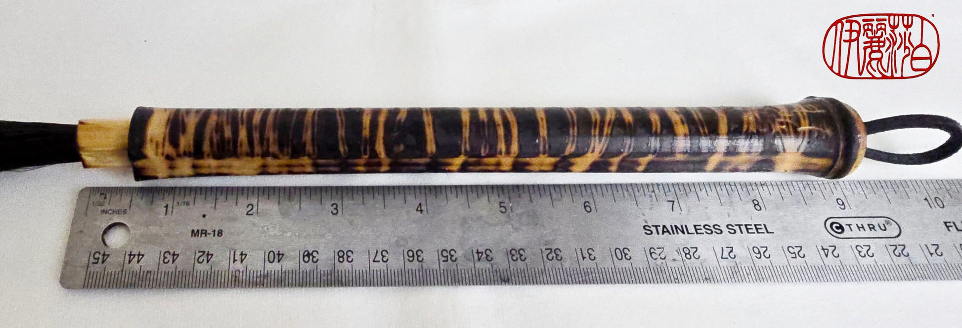 Premium Black Horsehair Brush – Burned Bamboo Handle Sumi-e Paint Brush Elizabeth Schowachert Art