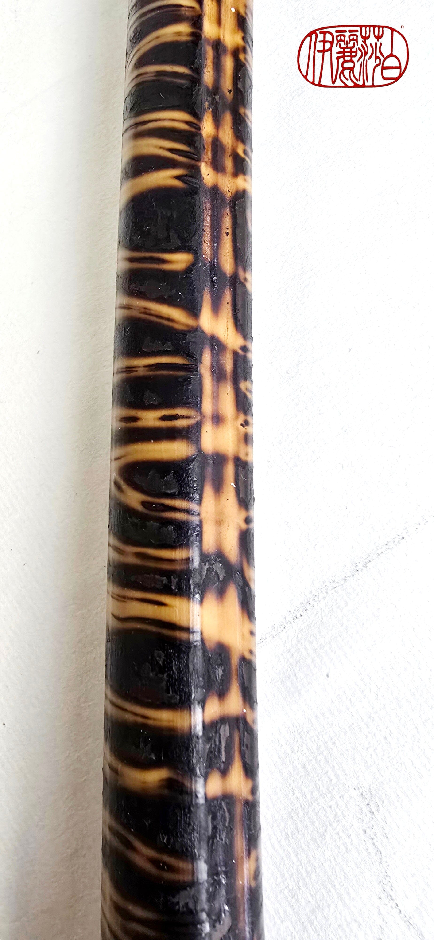 Premium Black Horsehair Brush – Burned Bamboo Handle Sumi-e Paint Brush Elizabeth Schowachert Art