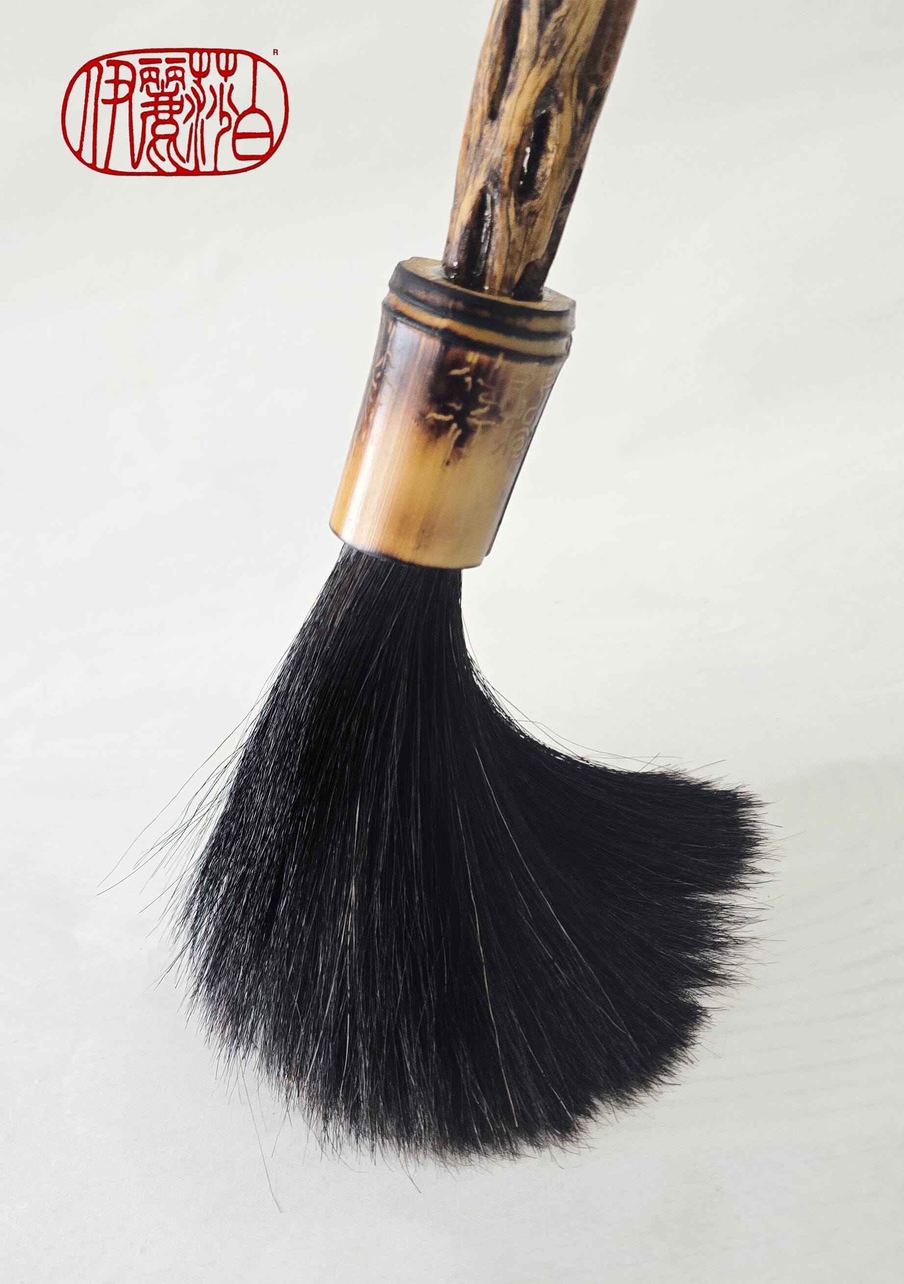 Premium Black Horsehair Paintbrush With Cholla Cactus Handle Paintbrush Elizabeth Schowachert Art