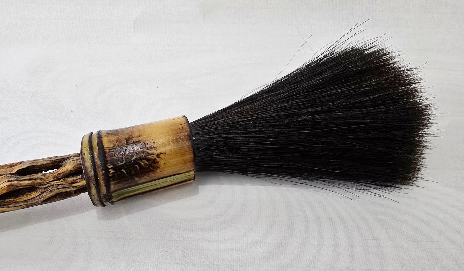 Premium Black Horsehair Paintbrush With Cholla Cactus Handle Paintbrush Elizabeth Schowachert Art