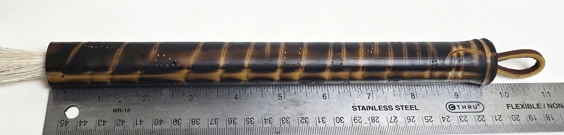 Premium White Horsehair Brush – Burned Bamboo Handle Sumi-e Paintbrush Elizabeth Schowachert Art