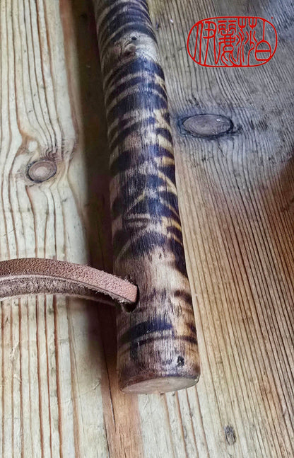 Premium White Horsehair Brush with Ceramic Ferrule and Driftwood Handle Paintbrushes Elizabeth Schowachert Art