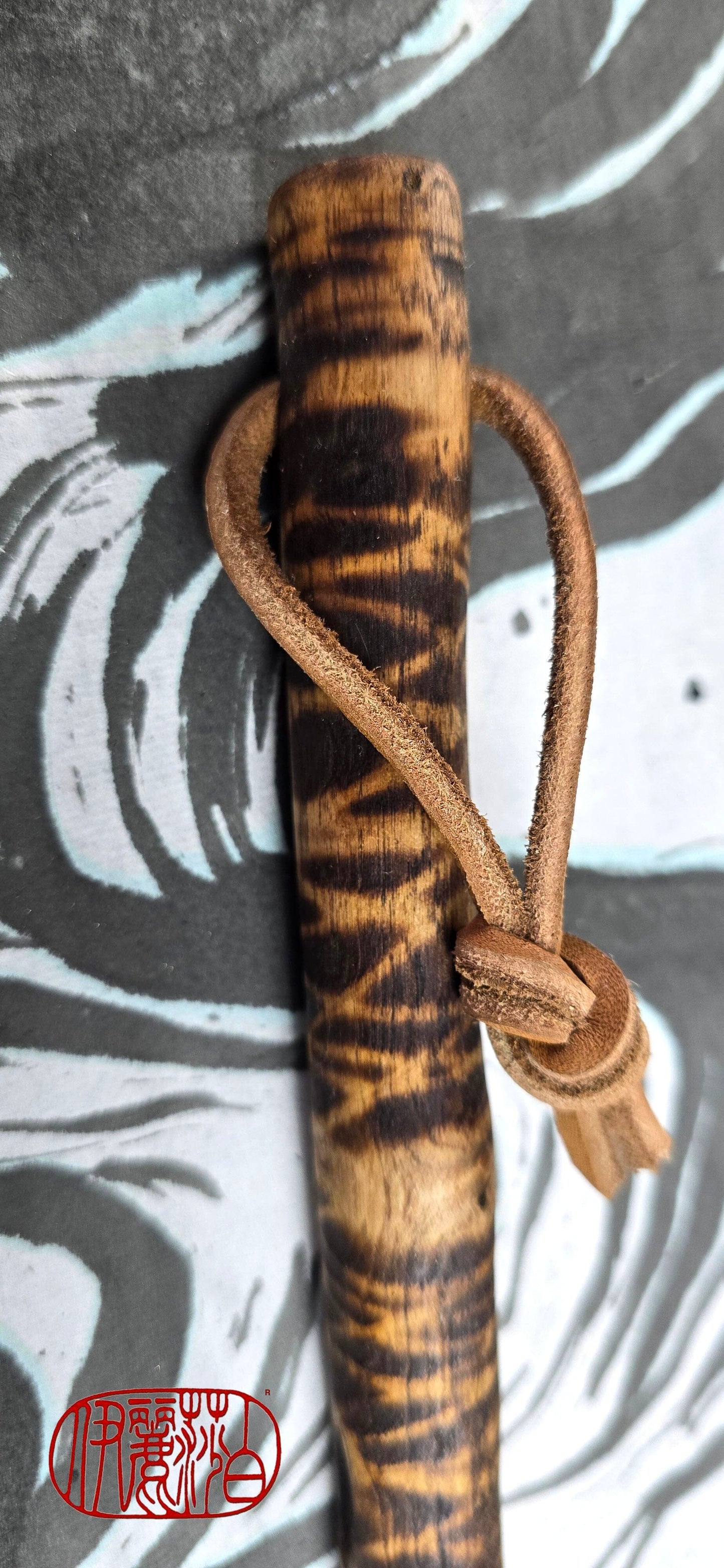 Premium White Horsehair Brush with Ceramic Ferrule and Driftwood Handle Paintbrushes Elizabeth Schowachert Art
