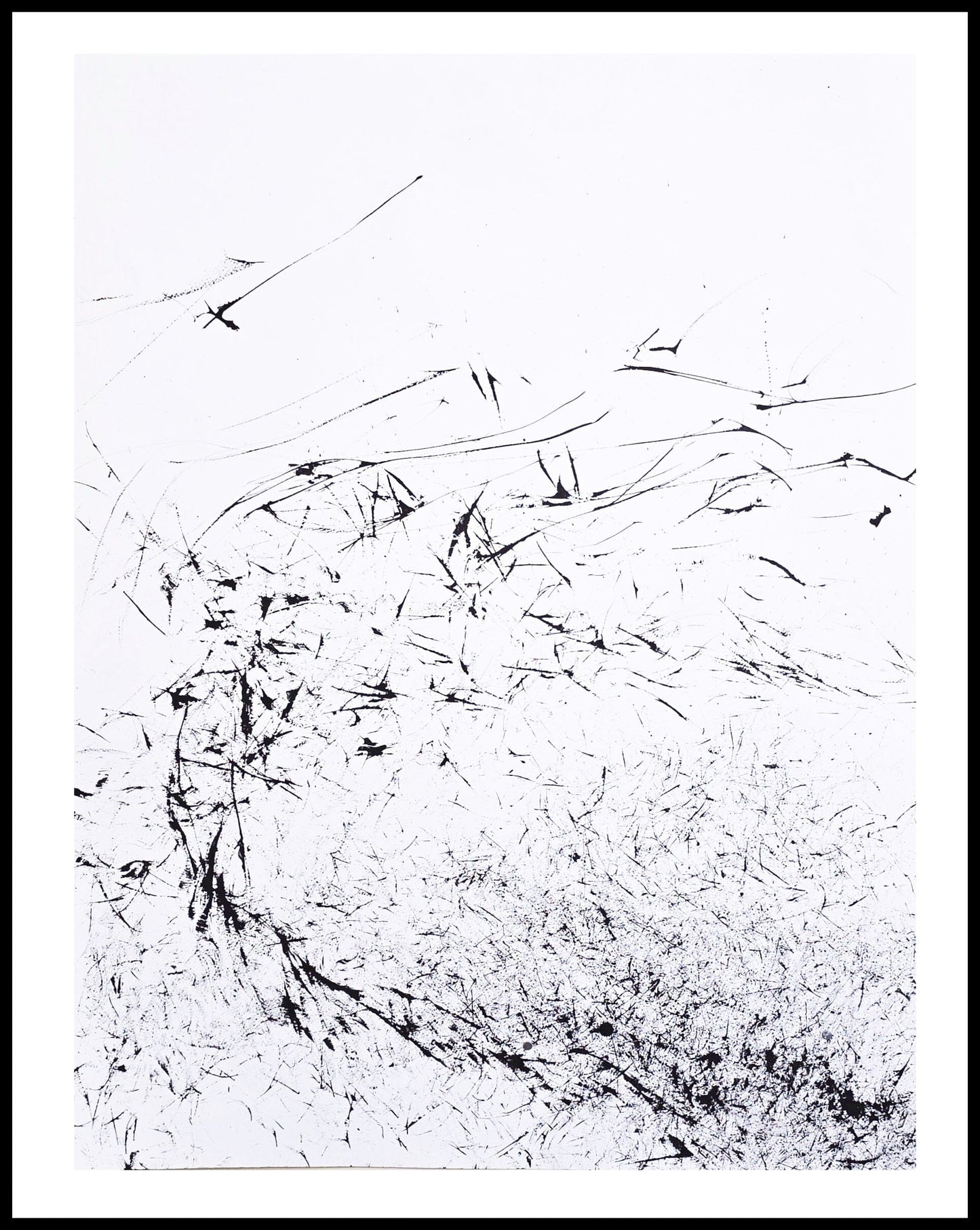 Quiet Rising – Ink on Bockingford White Watercolor Paper (30 x 22 inches) Artwork Elizabeth Schowachert Art