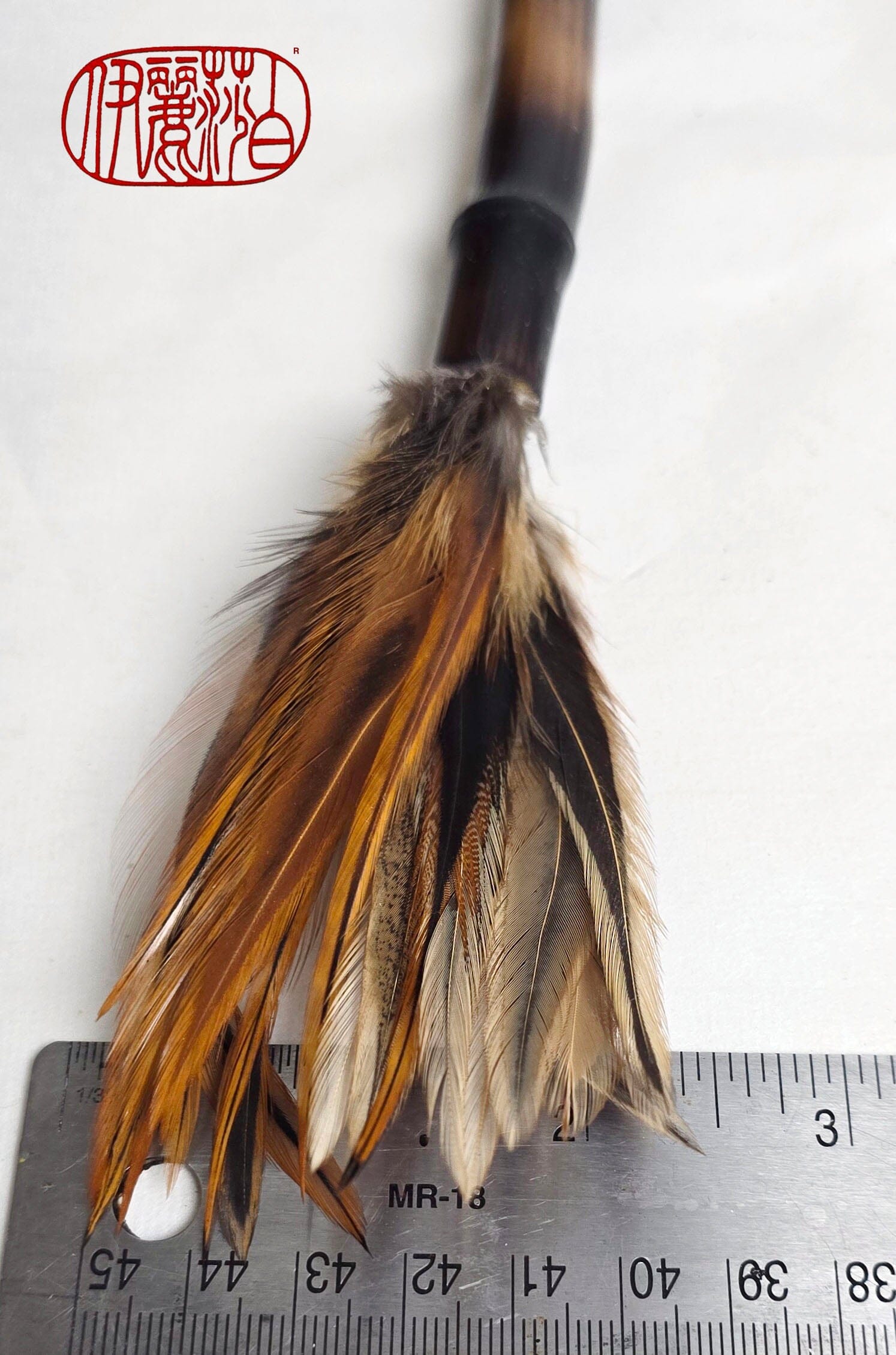 Rooster Feather Brush – Bamboo Handle Paintbrushes Elizabeth Schowachert Art