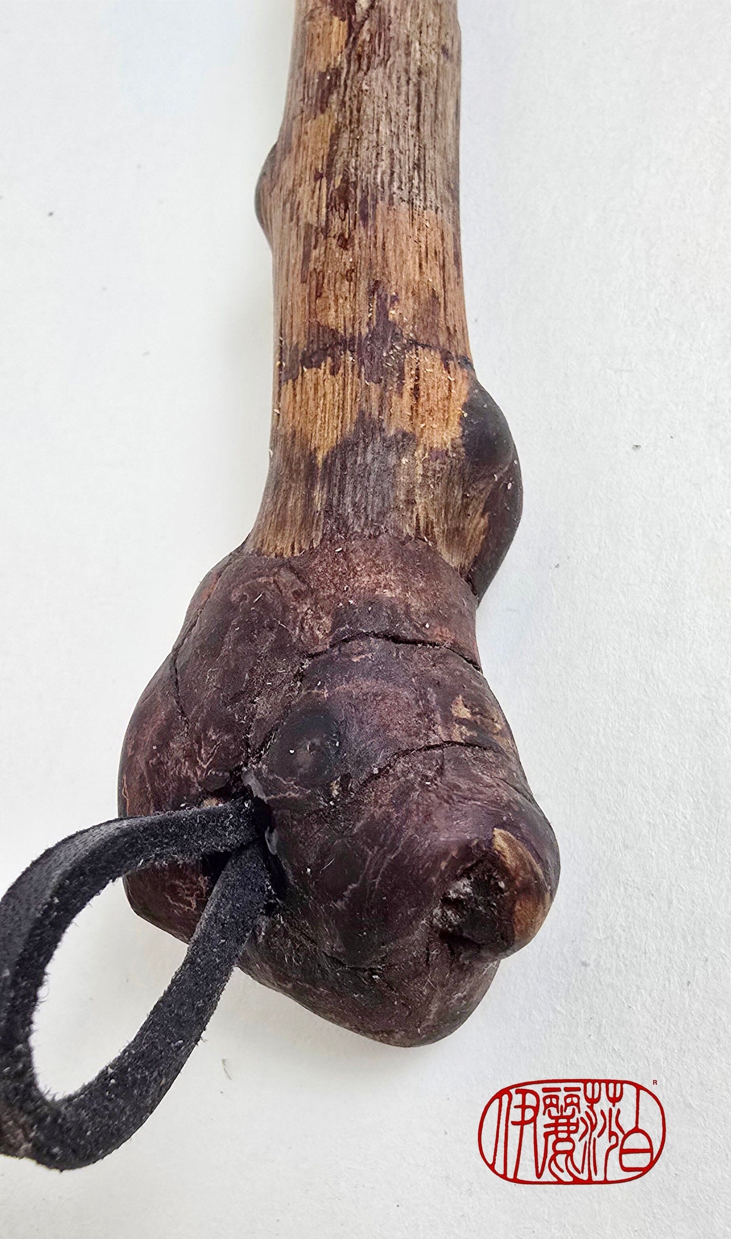 Skunk Bristle Brush with Driftwood Handle Paintbrushes Elizabeth Schowachert Art