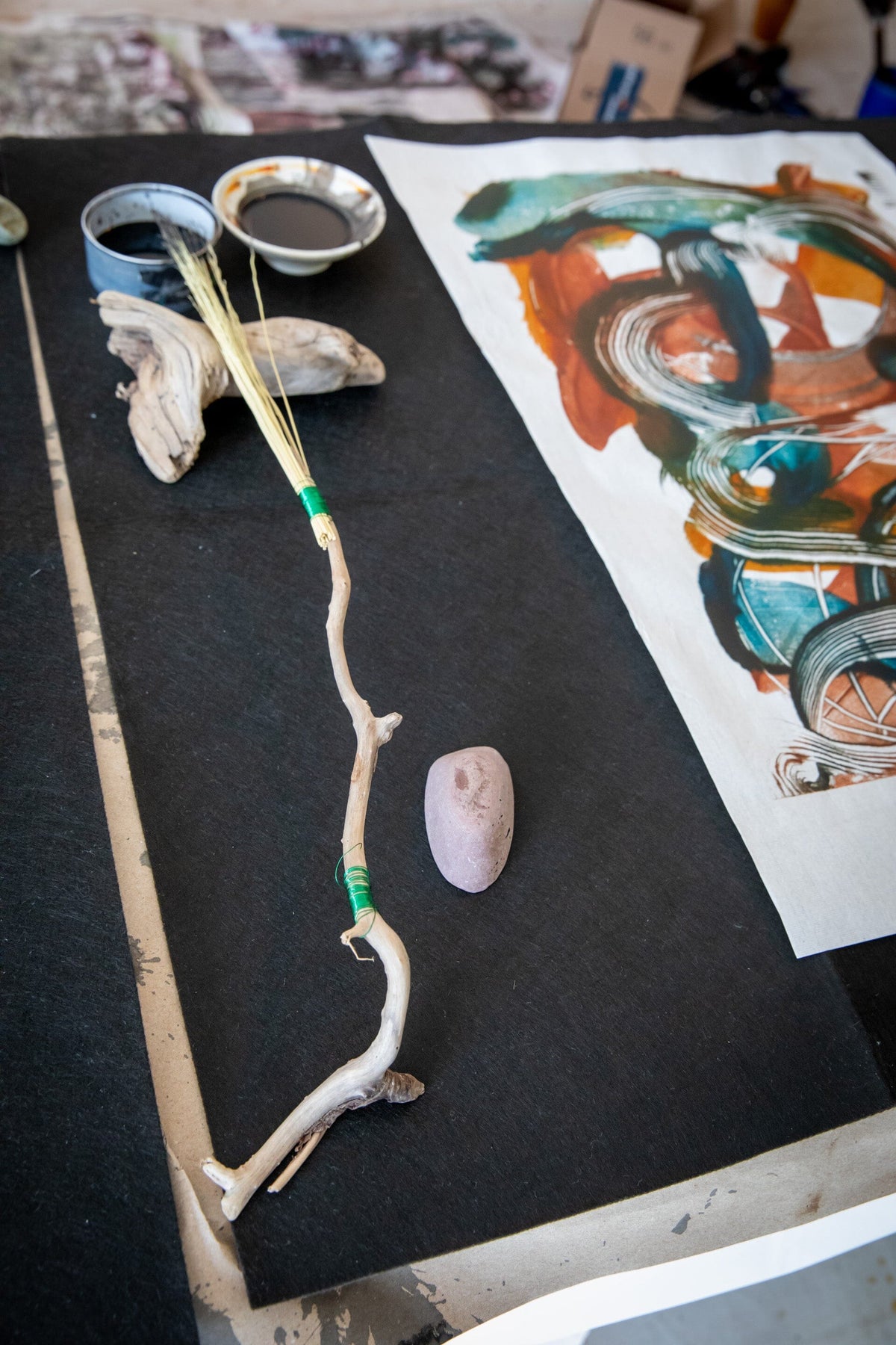 "The Alchemy of Ink" - A 6-Day Immersive Zen Artist Retreat 2027 WORKSHOP Elizabeth Schowachert Art
