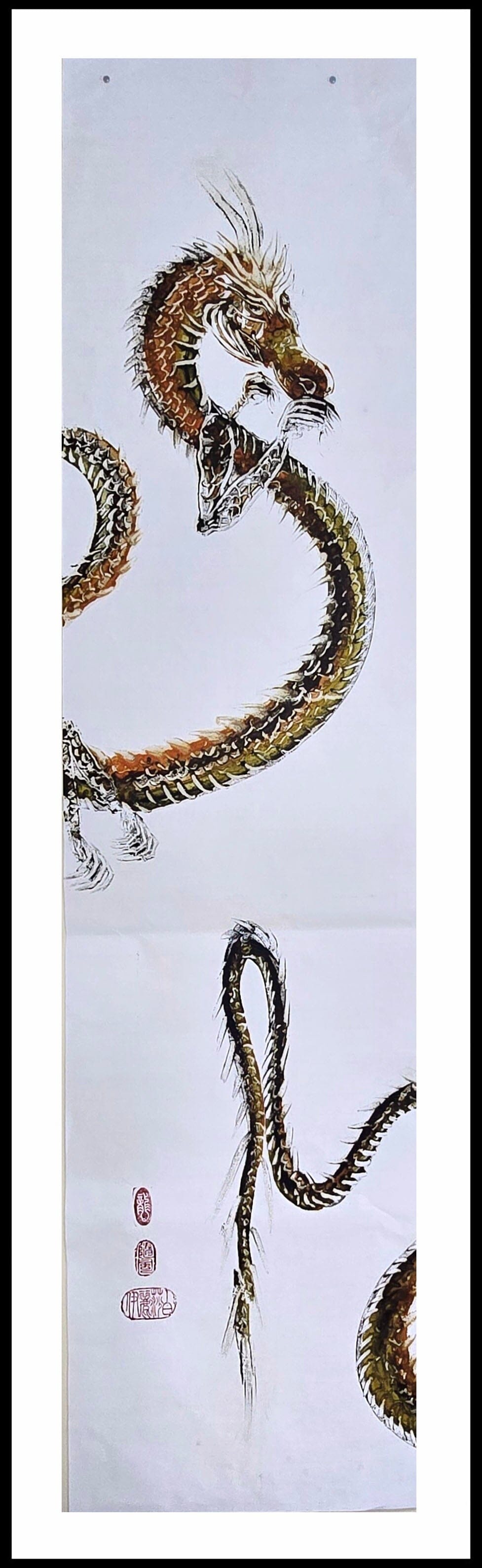 Through Air and Memory— Encaustic Monotype on Handmade Asian Paper Artwork Elizabeth Schowachert Art