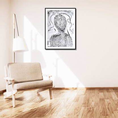 Within Resistance – Original Encaustic Monotype on Handmade Asian Paper Artwork Elizabeth Schowachert Art