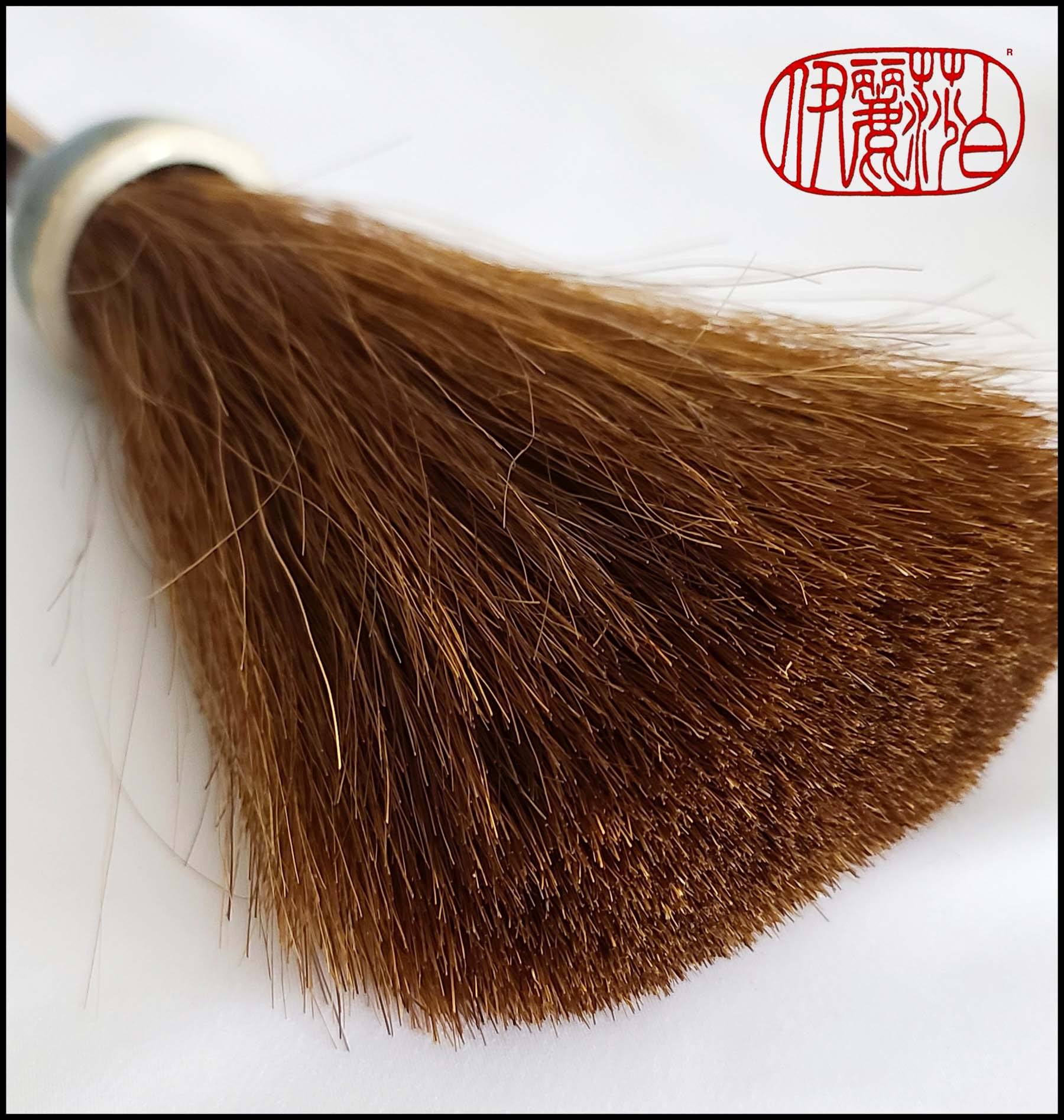 Auburn Horsehair Sumi-e Paintbrush With Ceramic Ferrule #SPB102 Art Supplies Elizabeth Schowachert Art