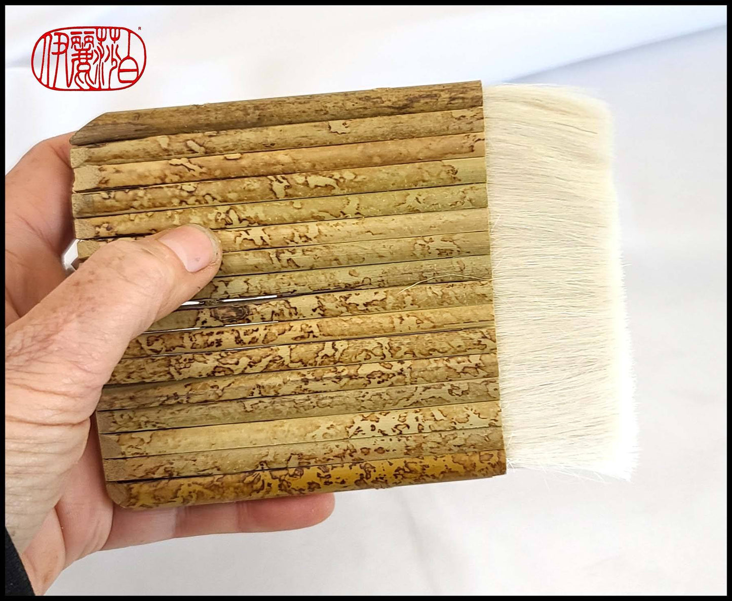 Bamboo Section Hake Brushes 4" Art Supplies Elizabeth Schowachert