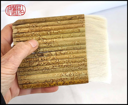 Bamboo Section Hake Brushes 4" Art Supplies Elizabeth Schowachert
