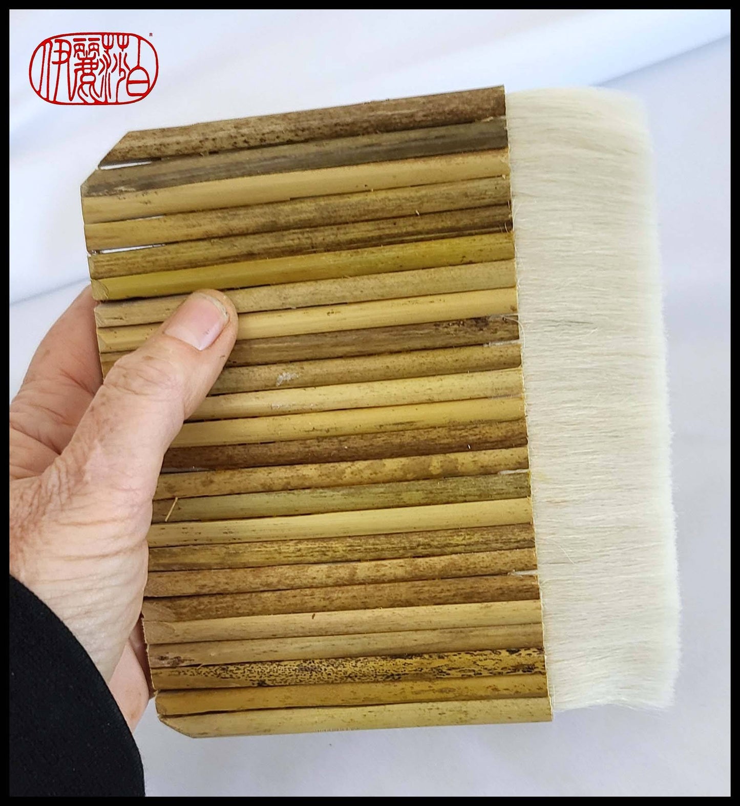 Bamboo Section Hake Brushes 6" Art Supplies Elizabeth Schowachert