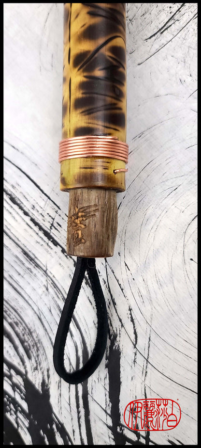 Black Horsehair Paint Brush with Bamboo Handle Art Supplies Elizabeth Schowachert Art