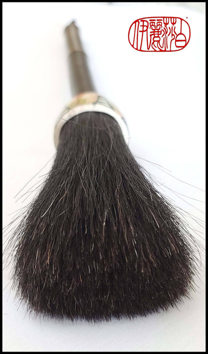 Black Horsehair Sumi-e Paint Brush with Ceramic Ferrule #115 Art Supplies Elizabeth Schowachert Art