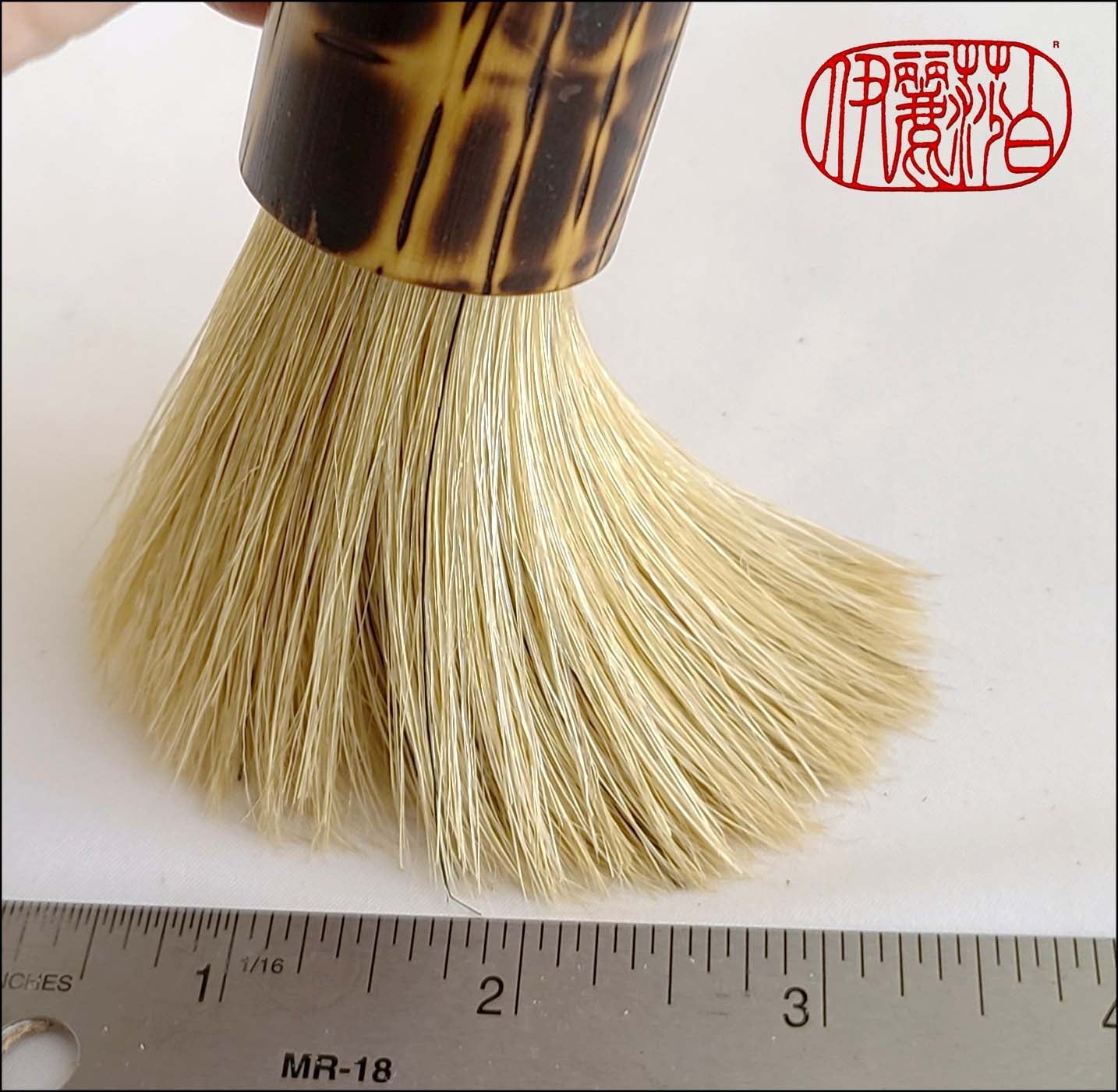 Boars Hair Paintbrush with Bamboo Handle Art & Crafting Materials Elizabeth Schowachert Art