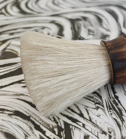 Coarse Blunt Horsehair Paintbrush With Ribbed Bamboo Handle Paintbrush Elizabeth Schowachert Art