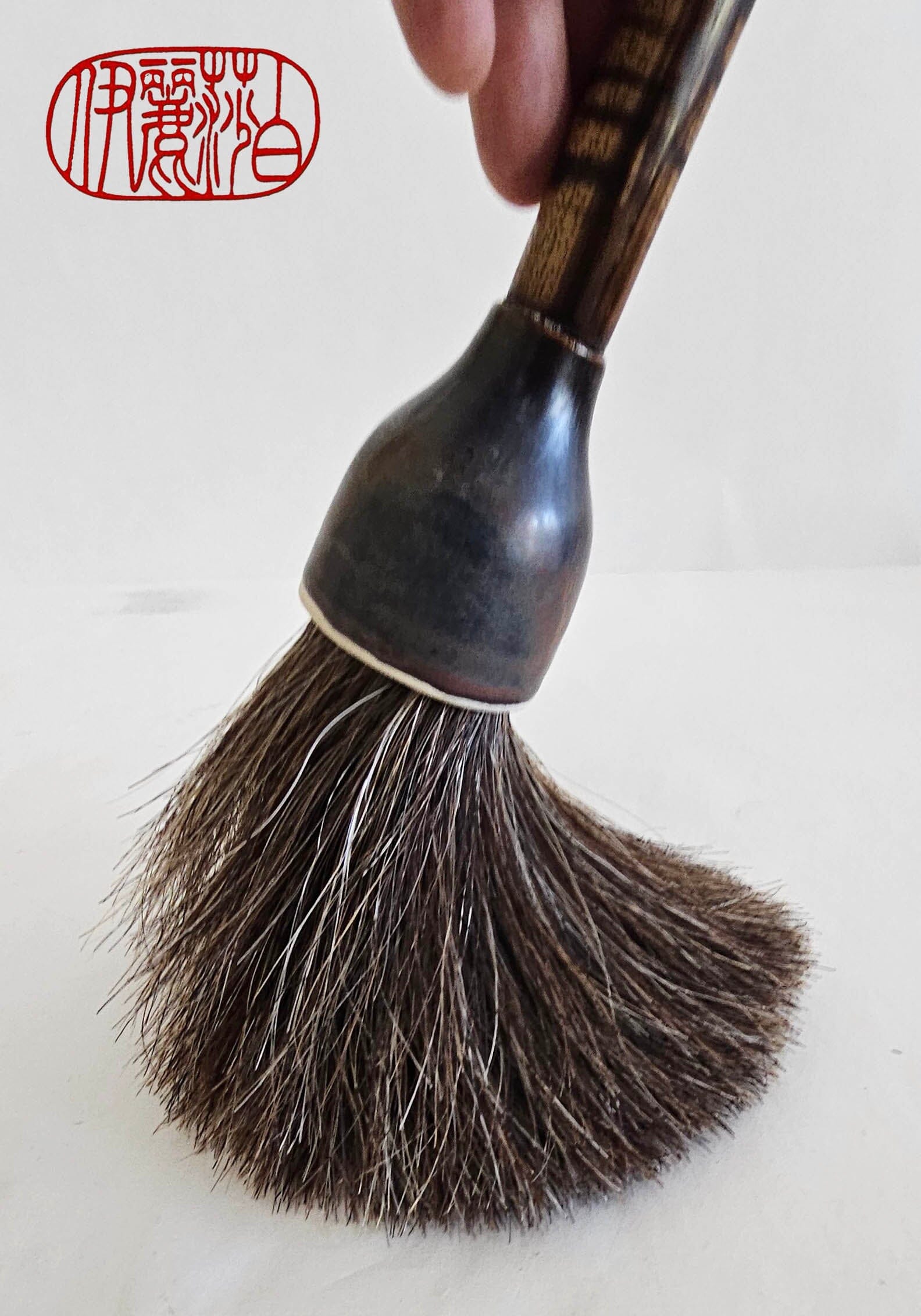 Coarse Mixed Horsehair Paint Brush With Bamboo Handle