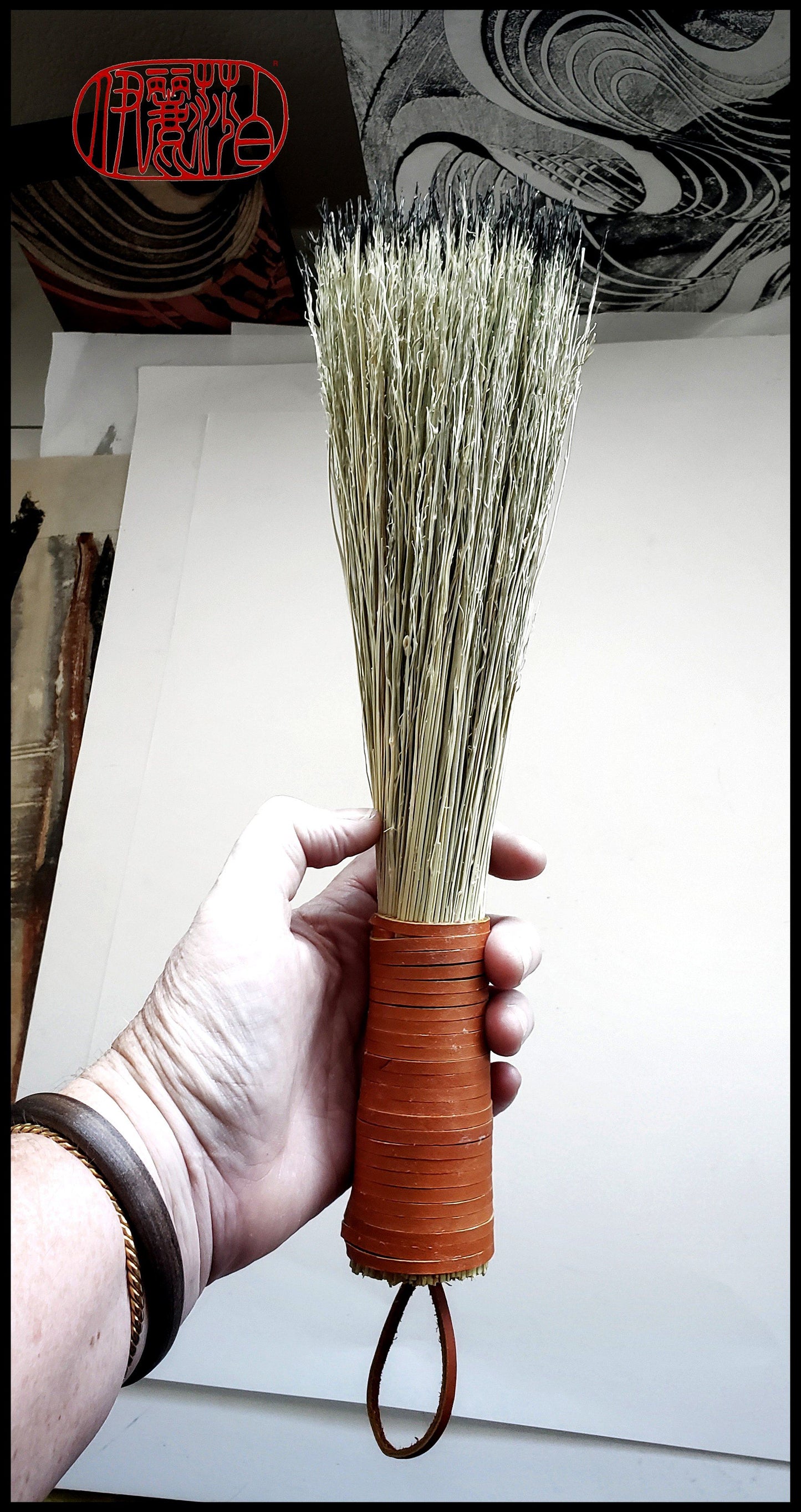 Corn Fiber Broom Paint Brush Art Supplies Elizabeth Schowachert Art