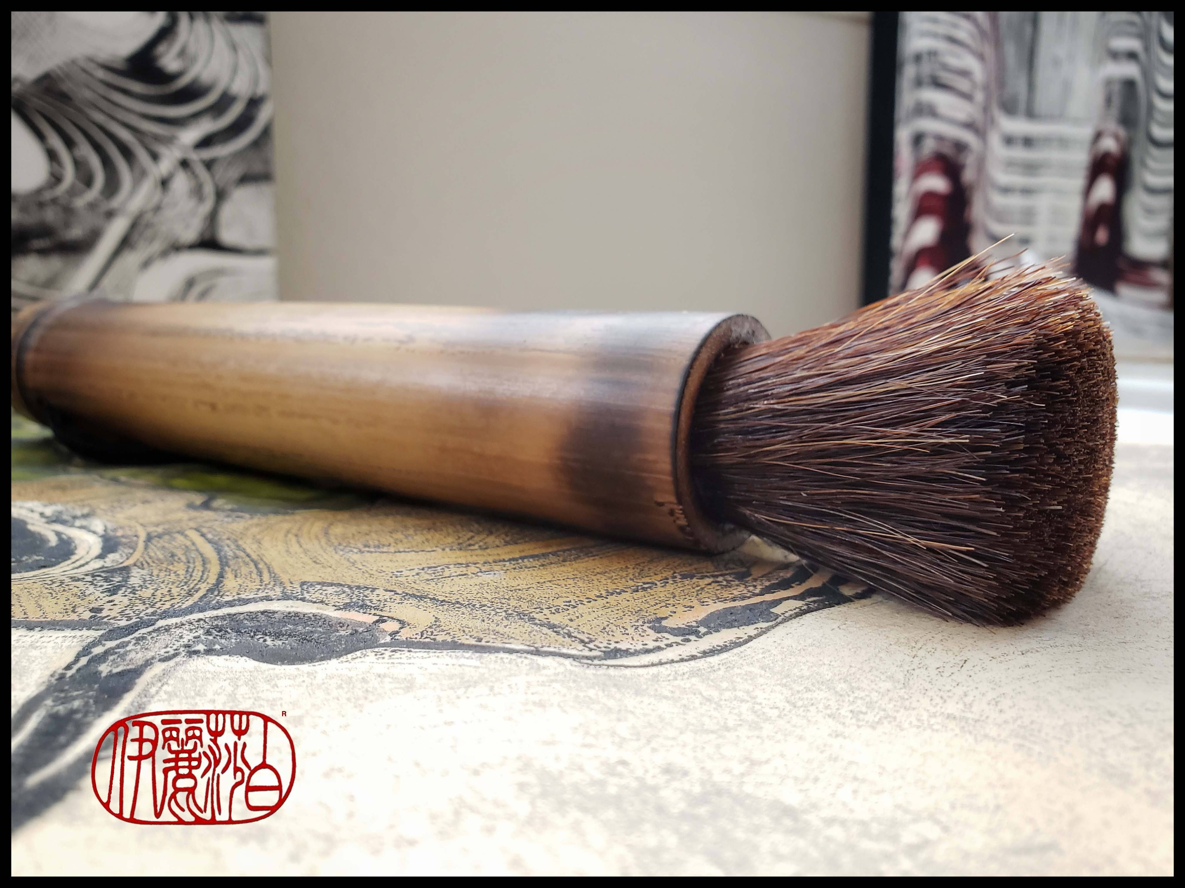 Coarse, Stiff Horsehair Brush with Bamboo Handle – Elizabeth ...