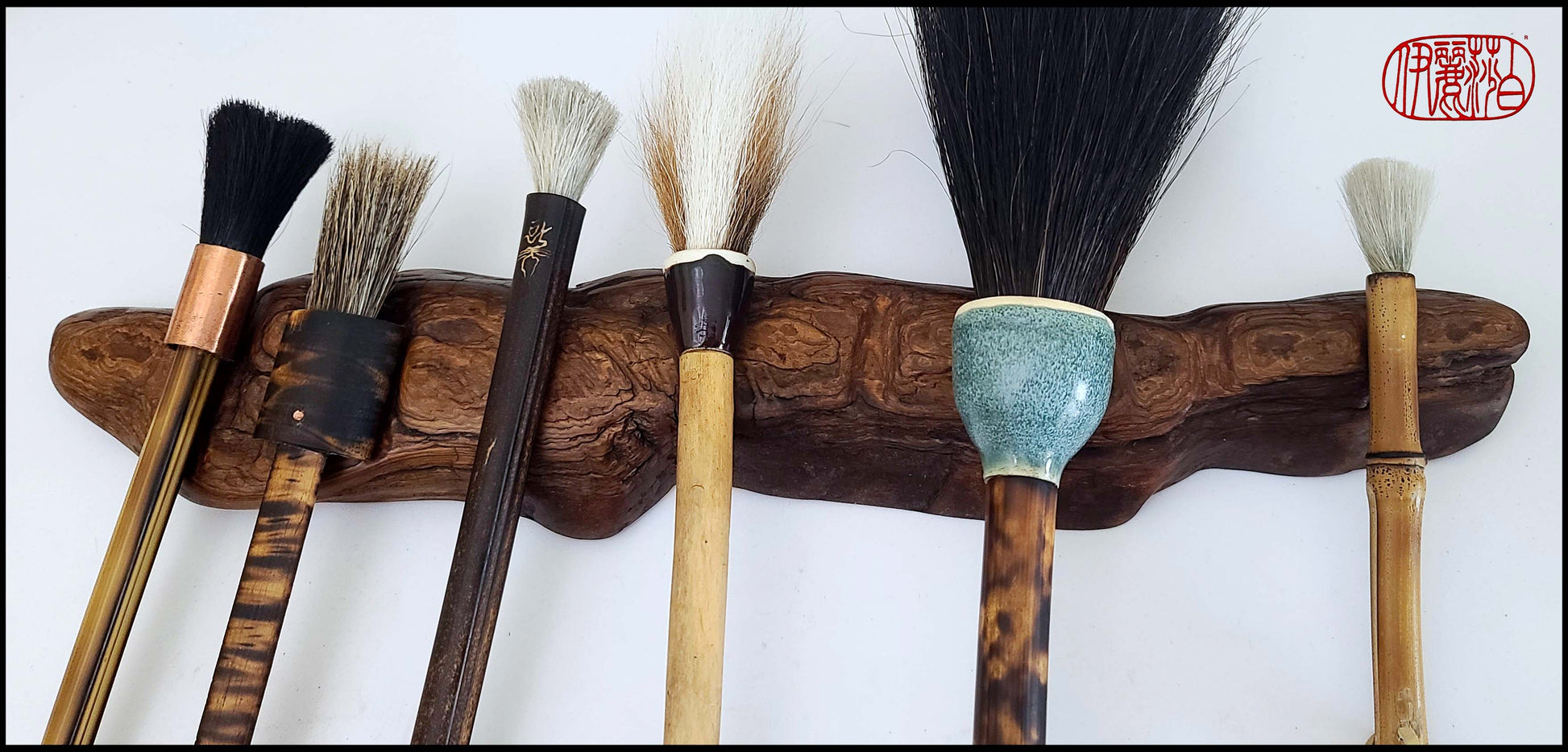 Driftwood Brush Rest BR #106 Art Supplies Elizabeth Schowachert Art