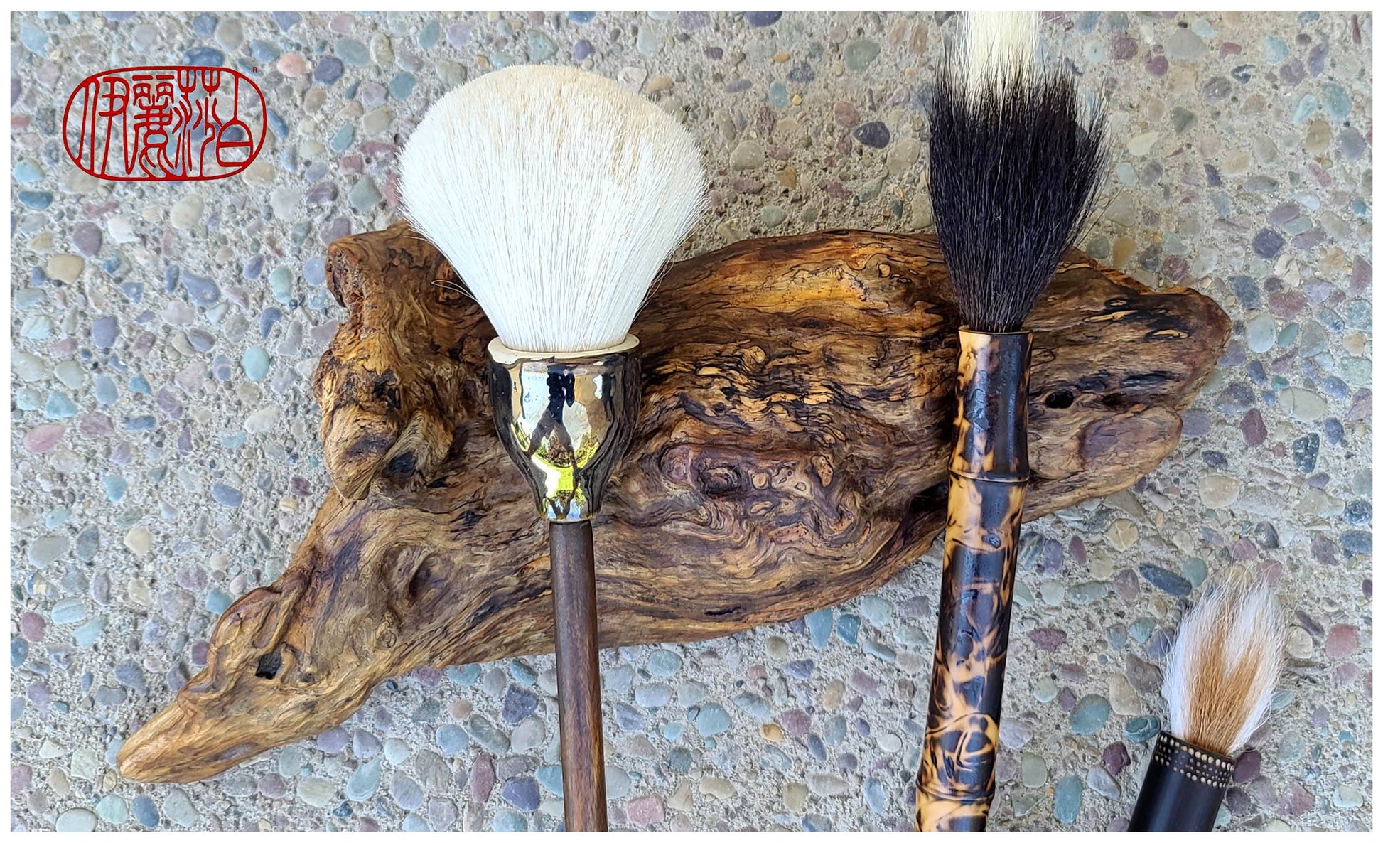 Driftwood Brush Rest BR #120 Art Supplies Elizabeth Schowachert Art