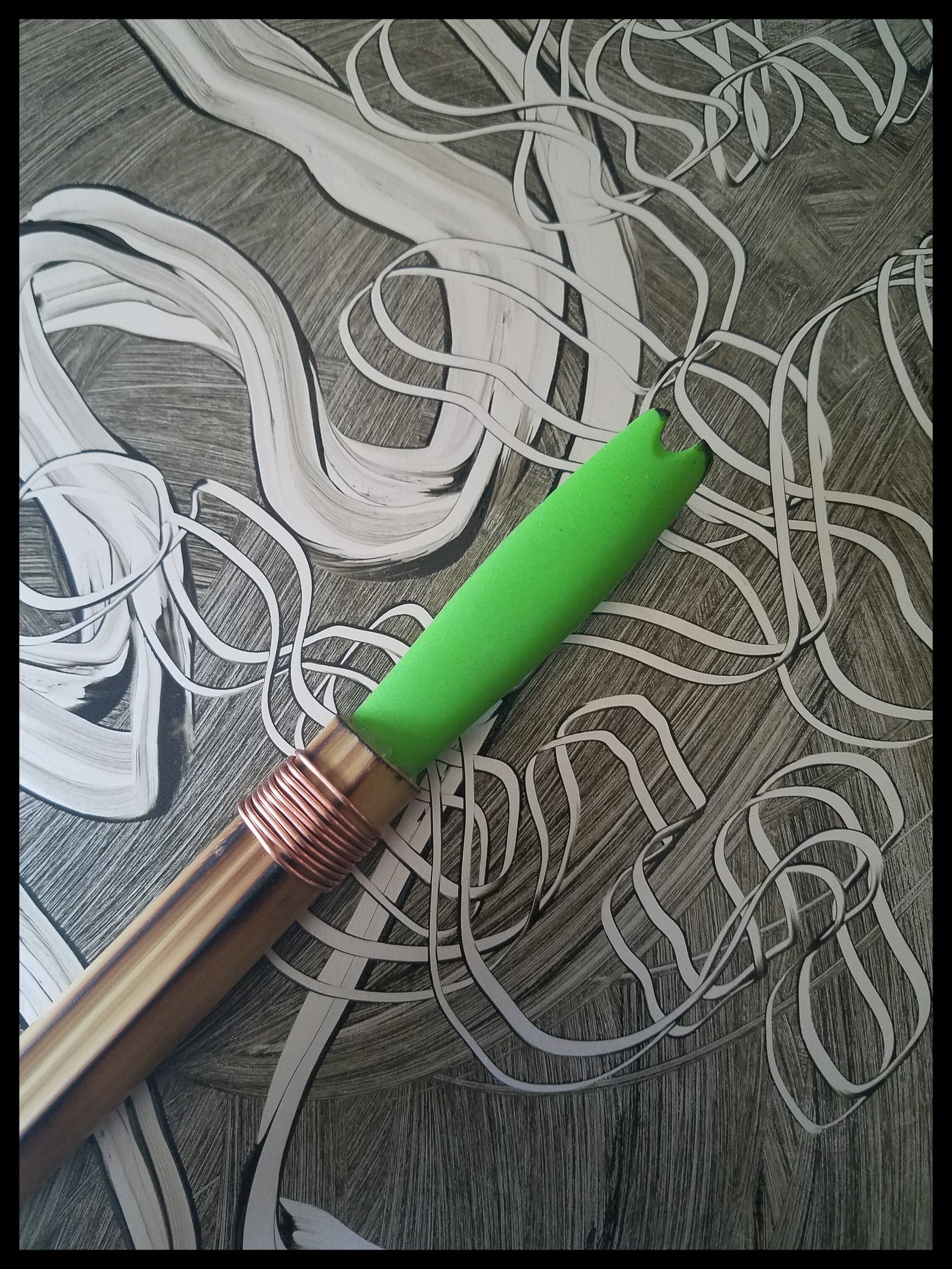 Encaustic Monotype Drawing Pens - Handmade Art Brush