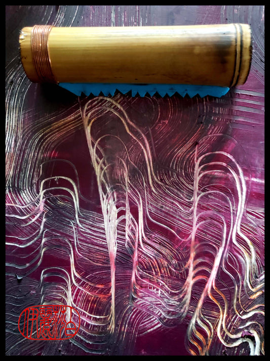 ESA Silicone Blade Cold Wax Mark Making Tool Art Supplies Elizabeth Schowachert Art