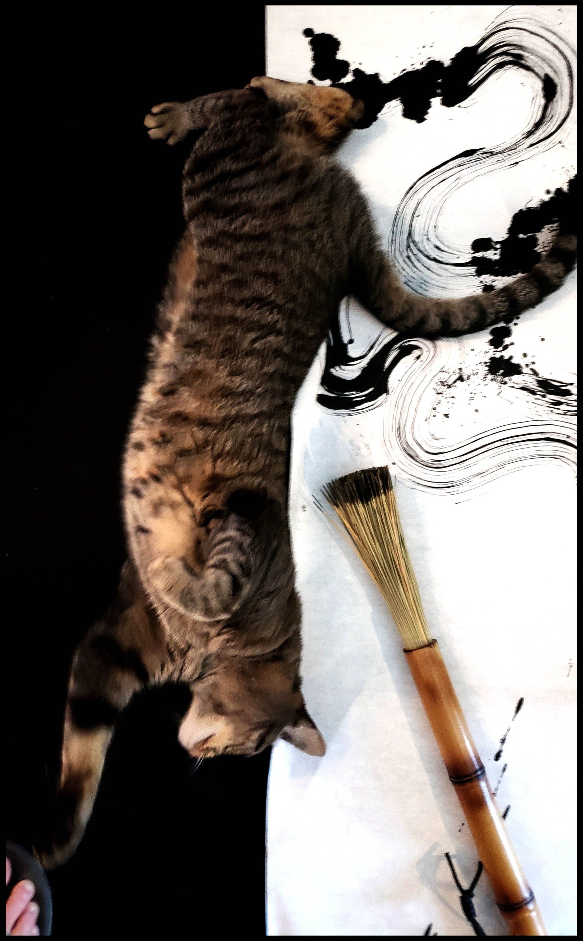 Natural Skunk Paintbrushes With Bamboo Handles – Elizabeth Schowachert Art