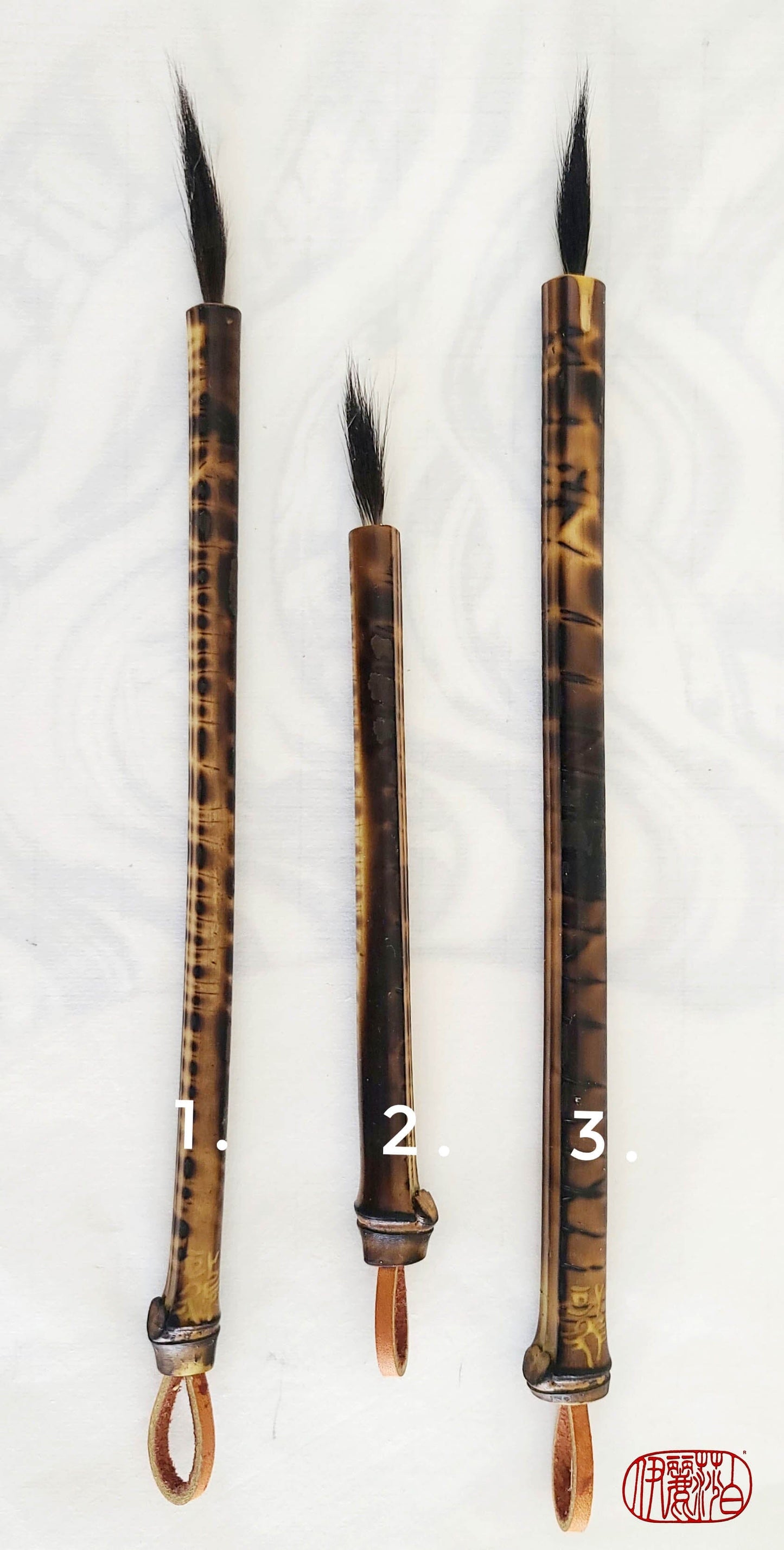 Fine Point Paintbrushes with Bamboo Handles Fine Point Paint brush Elizabeth Schowachert Art