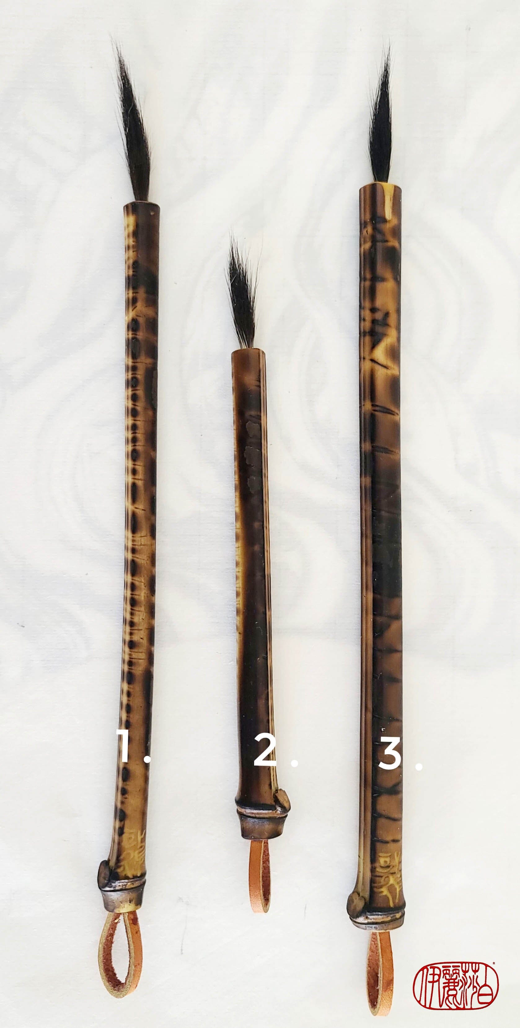 Fine Point Paintbrushes with Bamboo Handles Fine Point Paint brush Elizabeth Schowachert Art