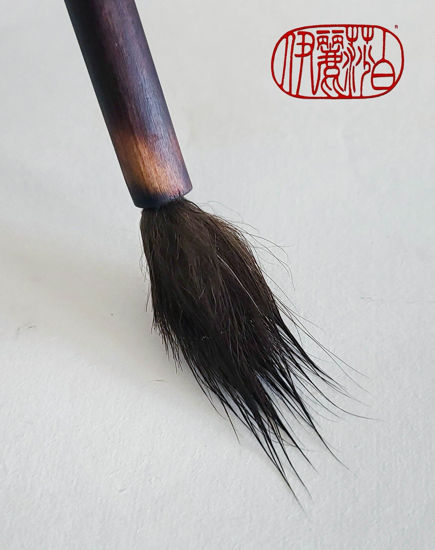 Fine Point Sable Paintbrushes With Driftwood Handles