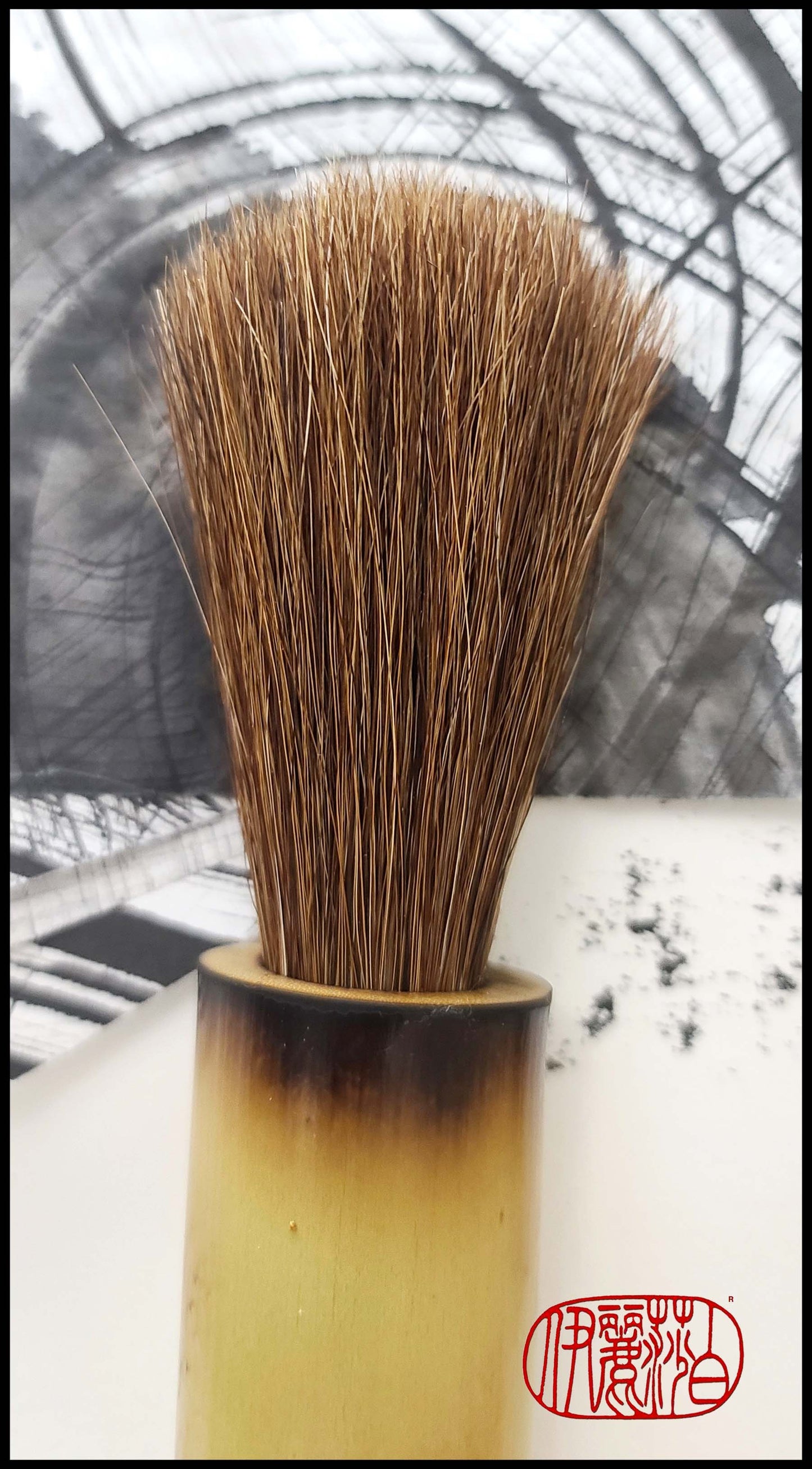 Forest Series Auburn Horsehair Sumi-e Brush Art & Crafting Materials Elizabeth Schowachert Art