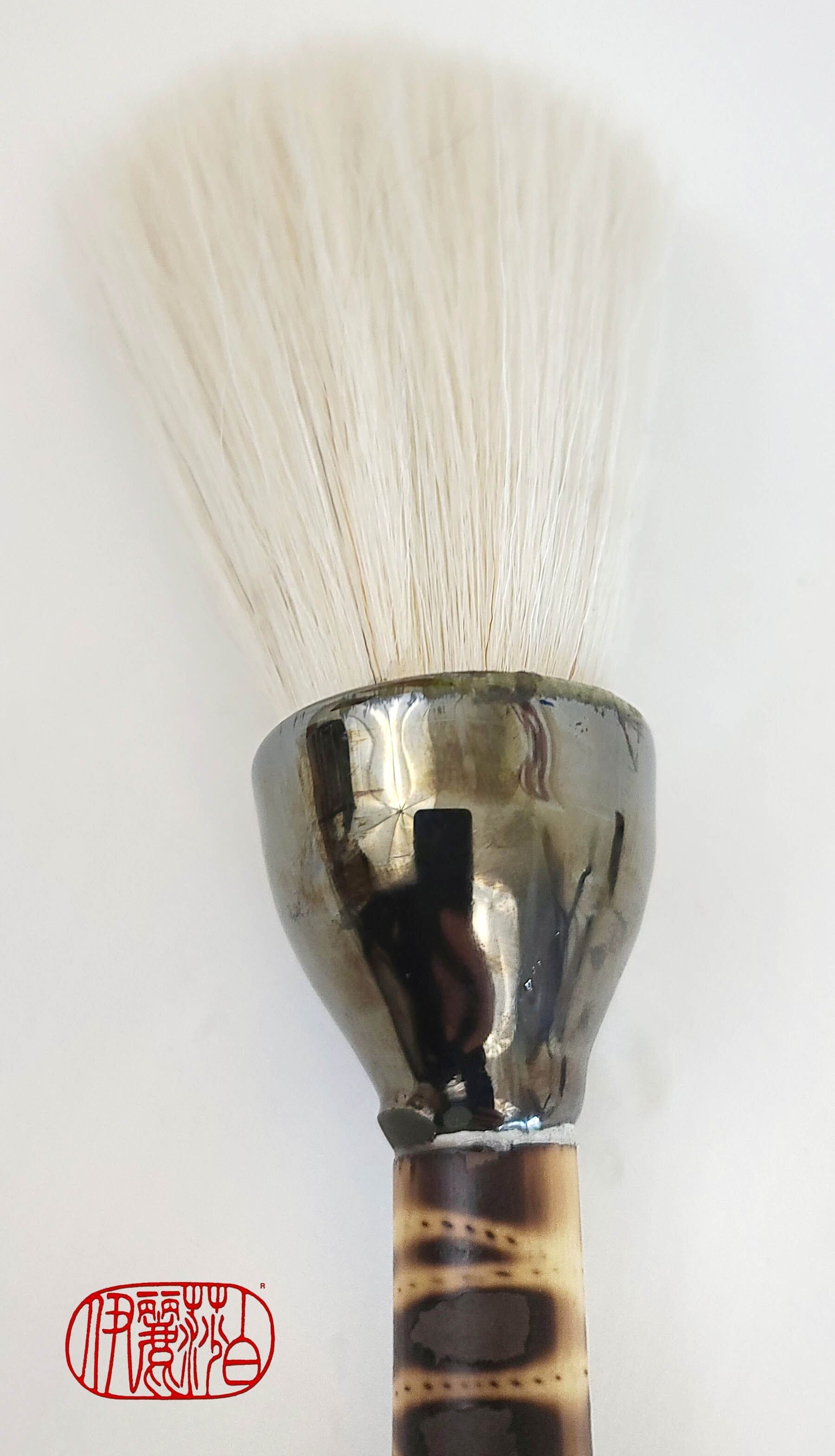 Large Horsehair Mop Paintbrush with Bamboo Handle