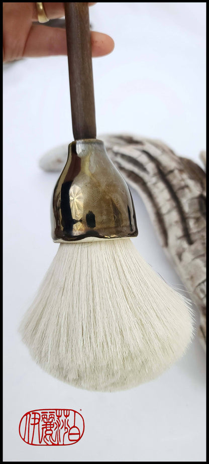 Creative Mark Natural White Goat Hair Mop Brushes - Paint Brushes