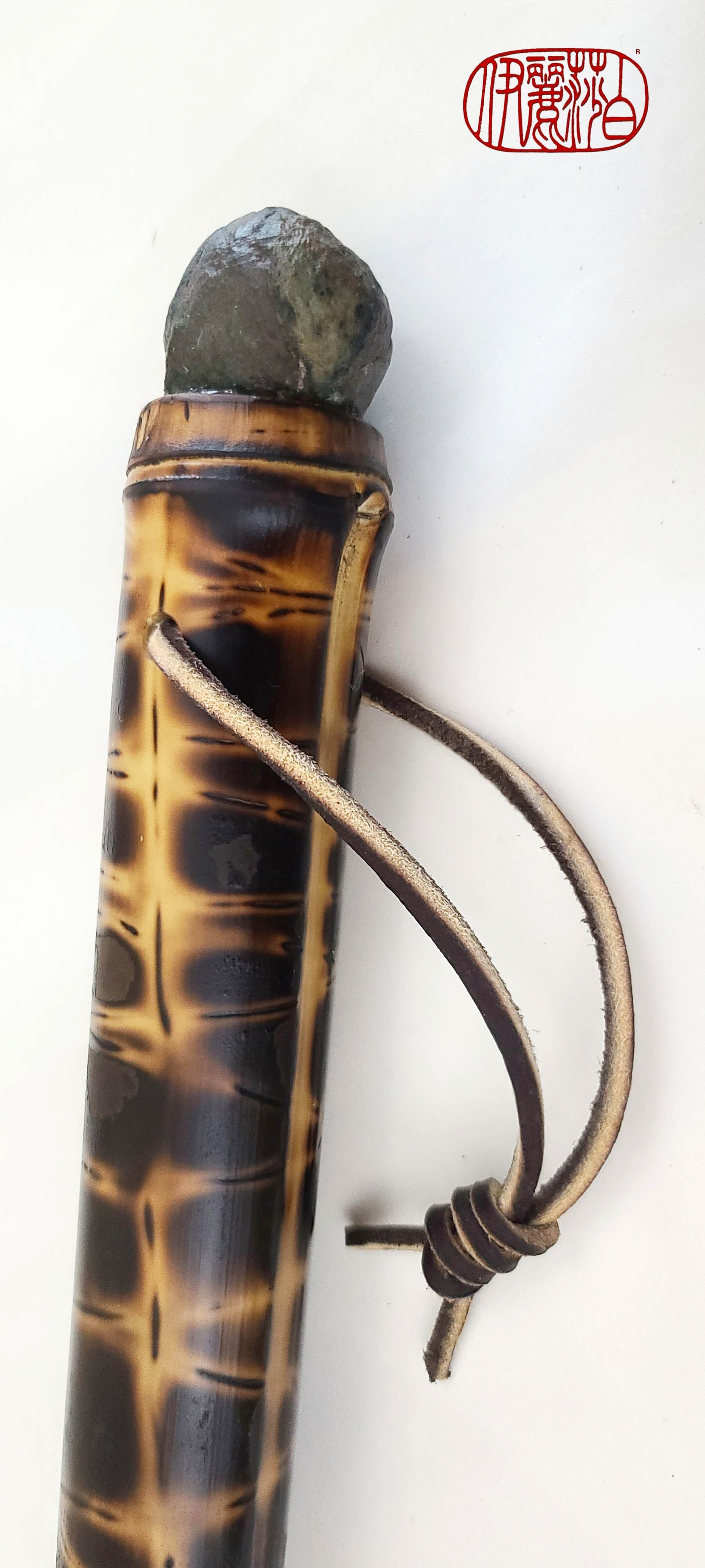 Large 10" Black Horsehair Sumi-e Paint Brush With Ceramic Ferrule PS52 Art Supplies Elizabeth Schowachert Art