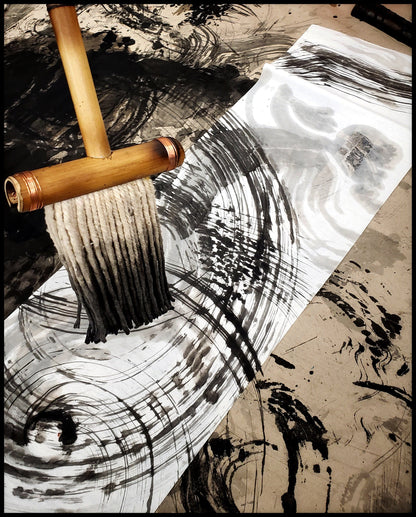 Large Cotton Fiber Sumi-e Brush Art Supplies Elizabeth Schowachert Art