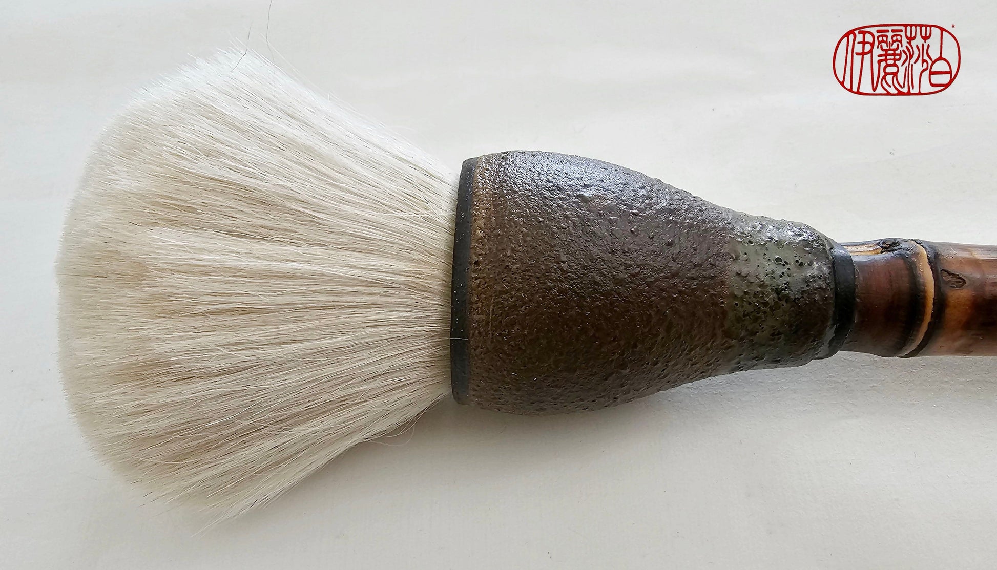 White Goat Hair Mop Brush – Elizabeth Schowachert Art