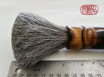 Large Horsehair Mop Paintbrush with Bamboo Handle Painter's Brush Elizabeth Schowachert Art