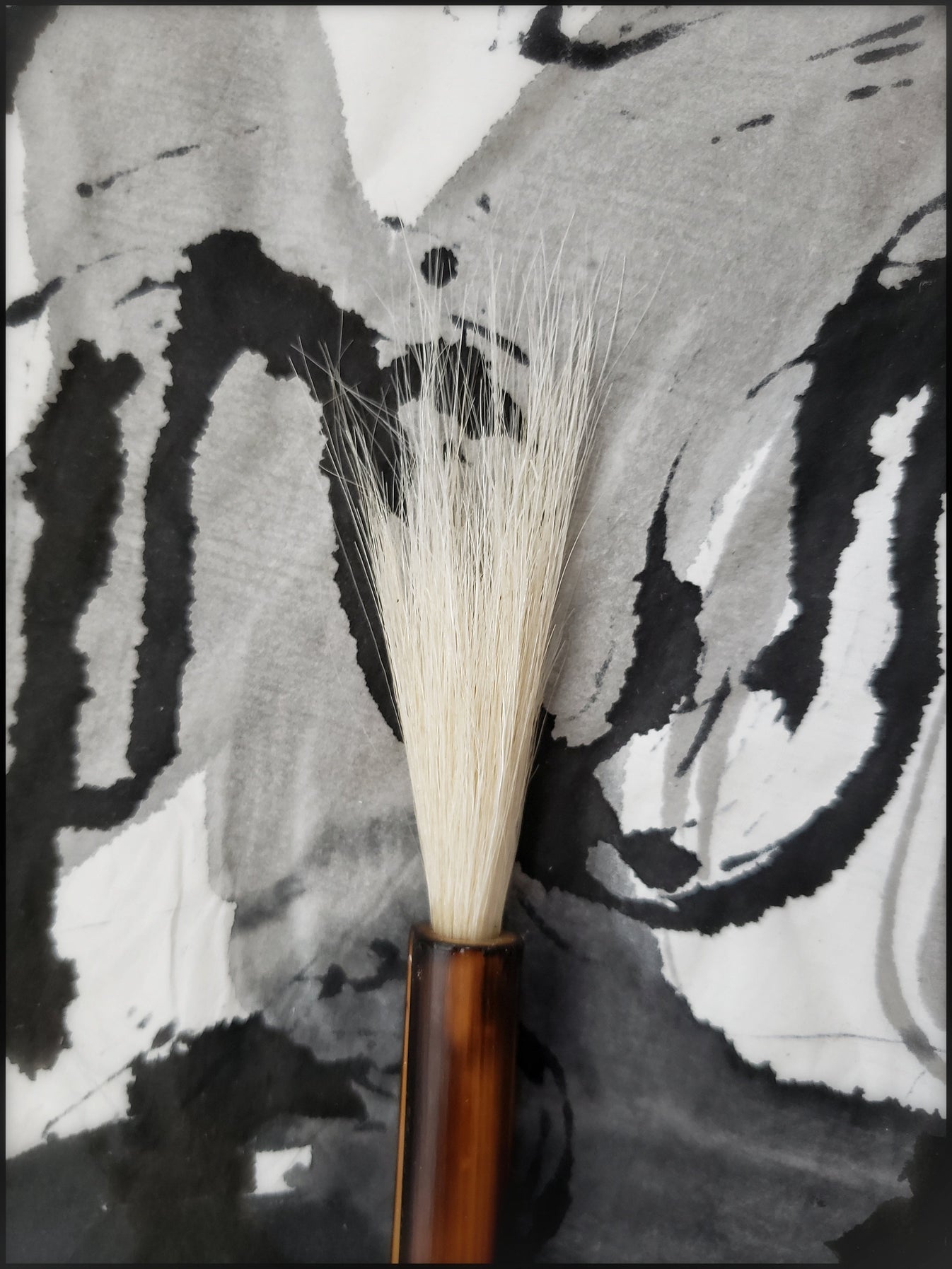 Med. Size Sumie Brushes with Bamboo Handles Elizabeth Schowachert Art