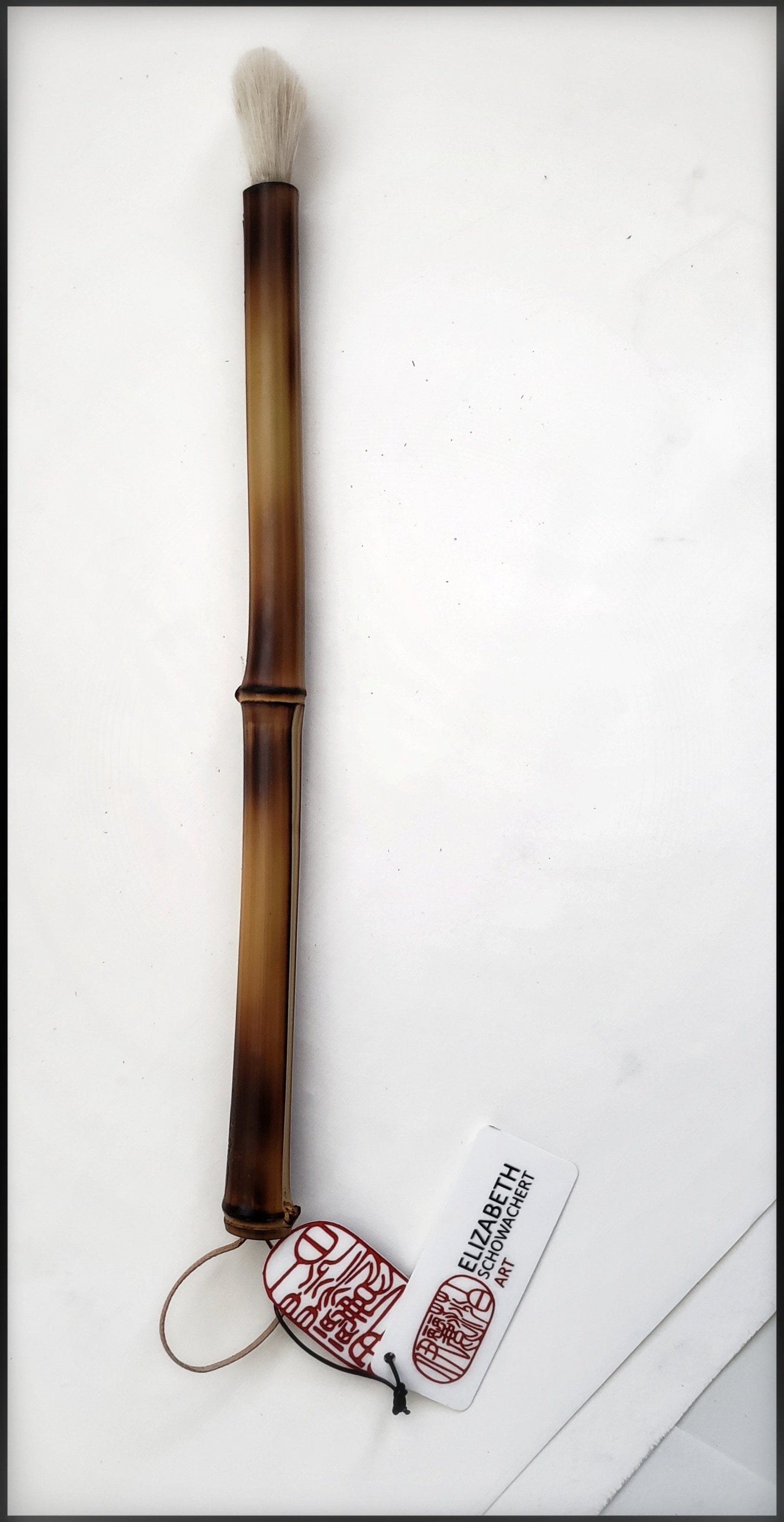 Med. Size Sumi-e Brushes with Bamboo Handles Art Supplies Elizabeth Schowachert Art