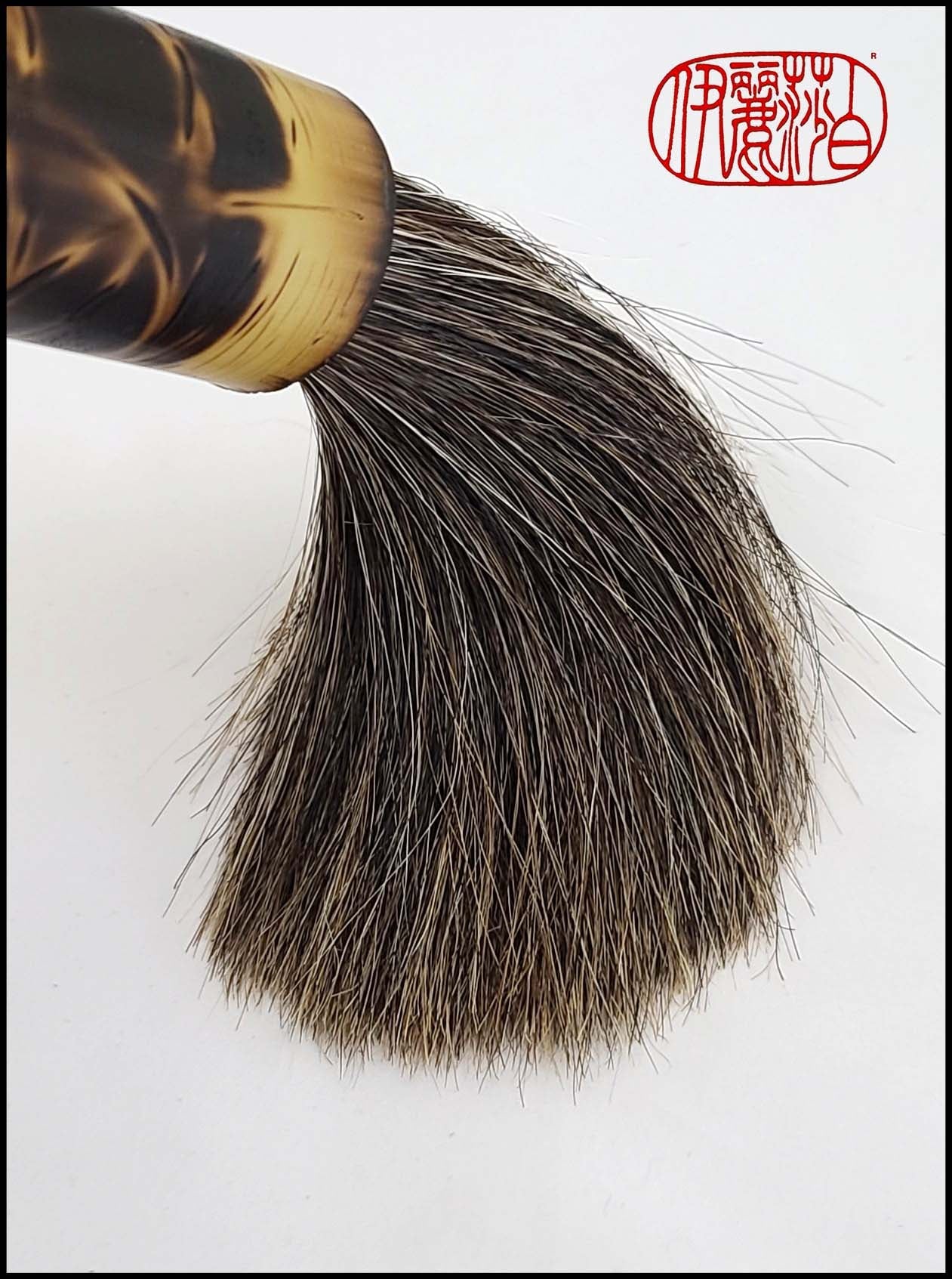 Mixed Horsehair Paint Brush with Bamboo Handle Art Supplies Elizabeth Schowachert Art