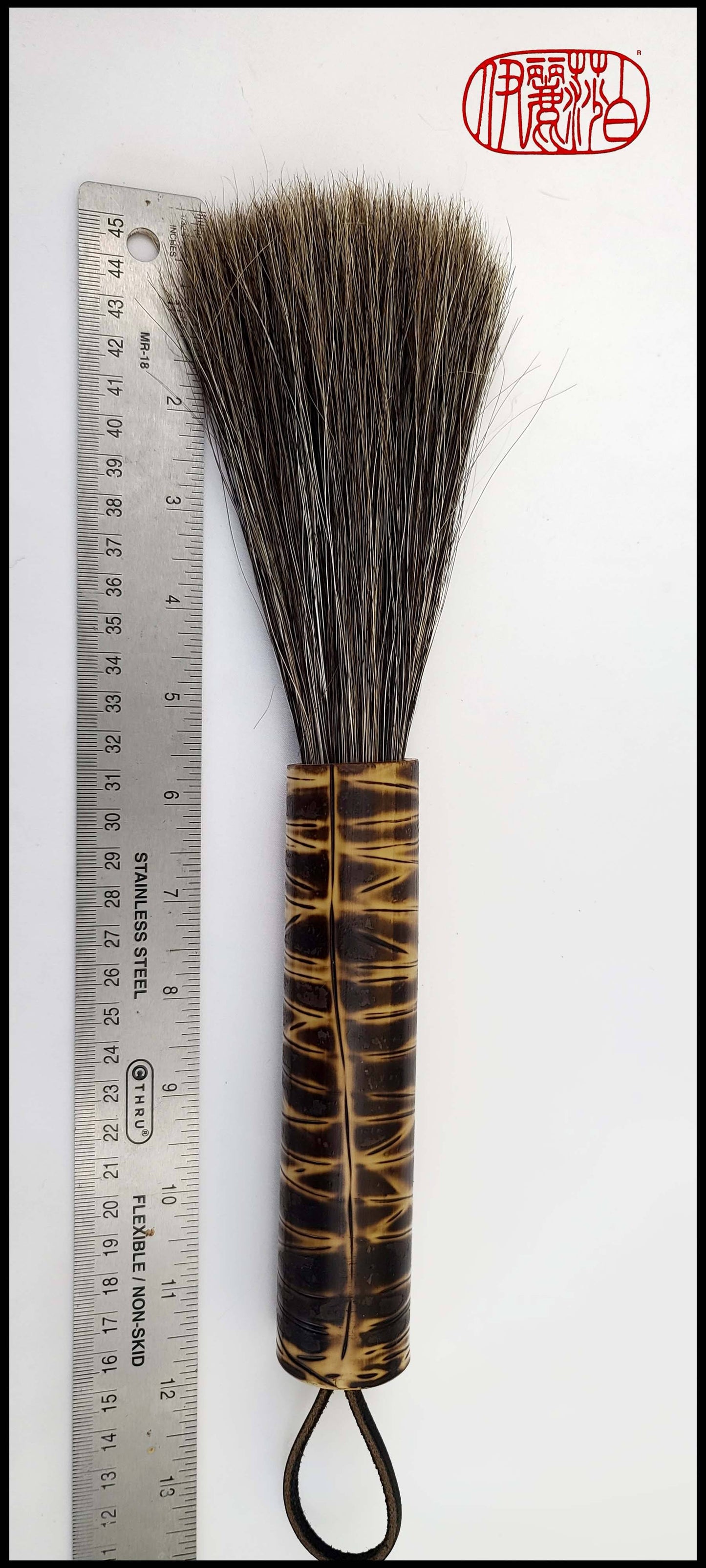 Mixed Horsehair Paint Brush with Bamboo Handle MH #101 Art Supplies Elizabeth Schowachert Art