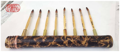 Multi-Brush Holder Tool With 8 Individual Brushes Elizabeth Schowachert Art