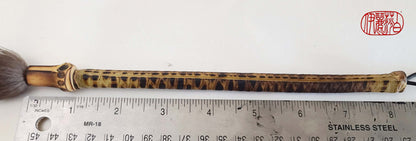 Natural Sable Paintbrush With 2.25" Long Pointed Bristle Sable Paintbrush Elizabeth Schowachert Art