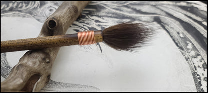 Natural Sable Paintbrush With Pointed Tip #10 Elizabeth Schowachert Art