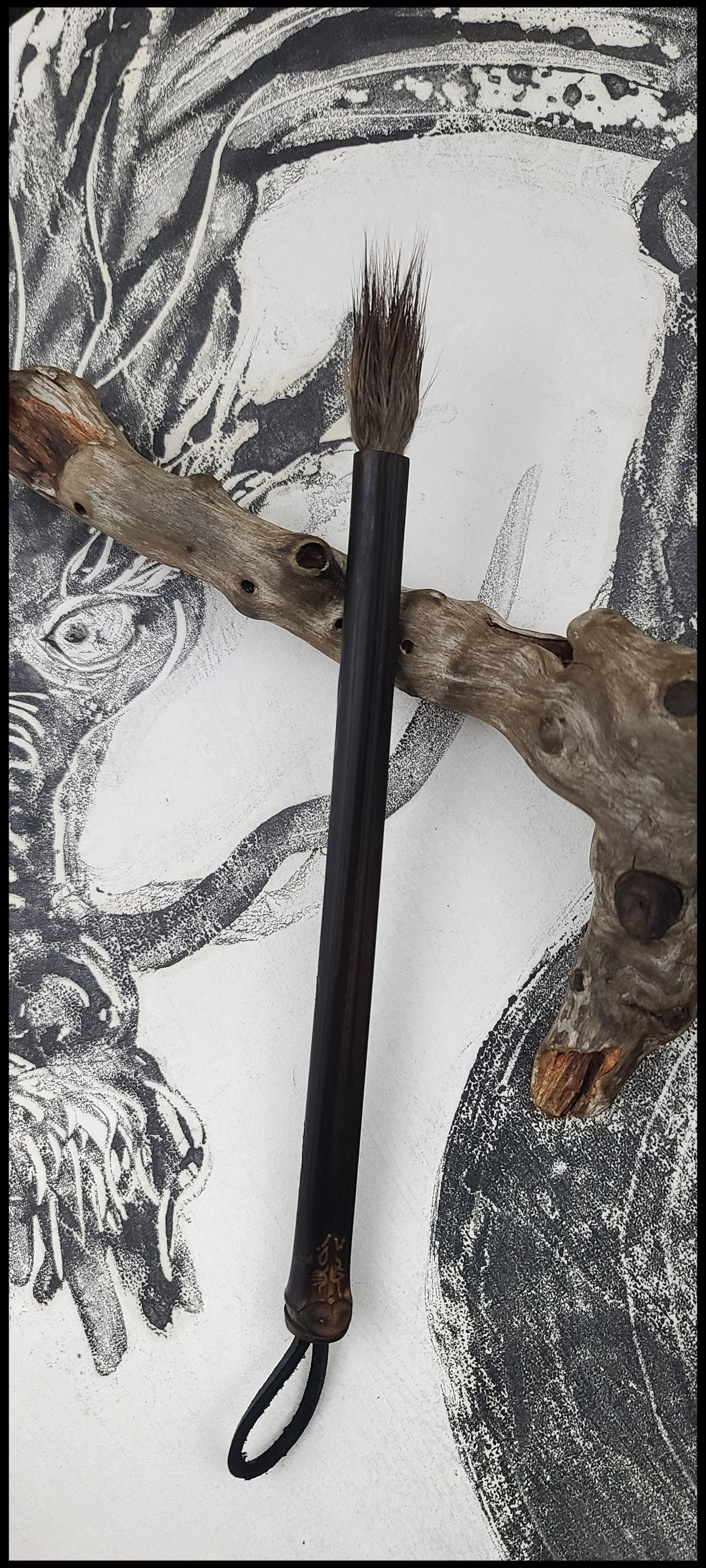 Natural Sable Paintbrush With Pointed Tip #12 Elizabeth Schowachert Art