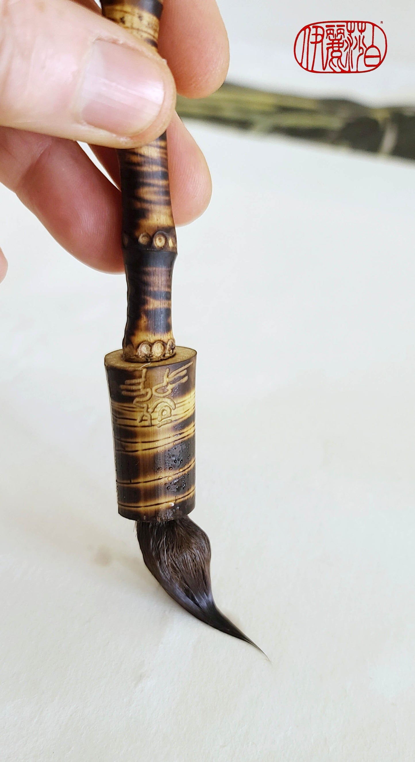 Natural Sable Paintbrush With Pointed Tip Sable Paintbrush Elizabeth Schowachert Art